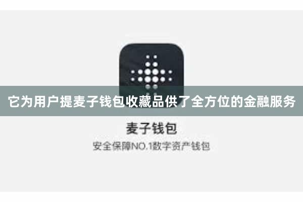 它为用户提麦子钱包收藏品供了全方位的金融服务